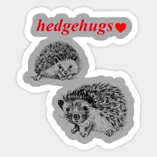 Hedgehugs Sticker